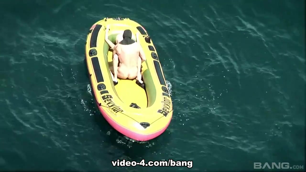 Christine alexis gets the cum fucked out of her on a raft in the ocean - BANG