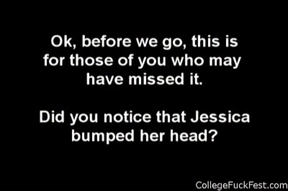 College Teen 18+ Doggystyled So Hard She Bumps Head