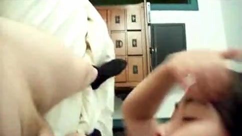 Hot Asian college girl making out with her boyfriend