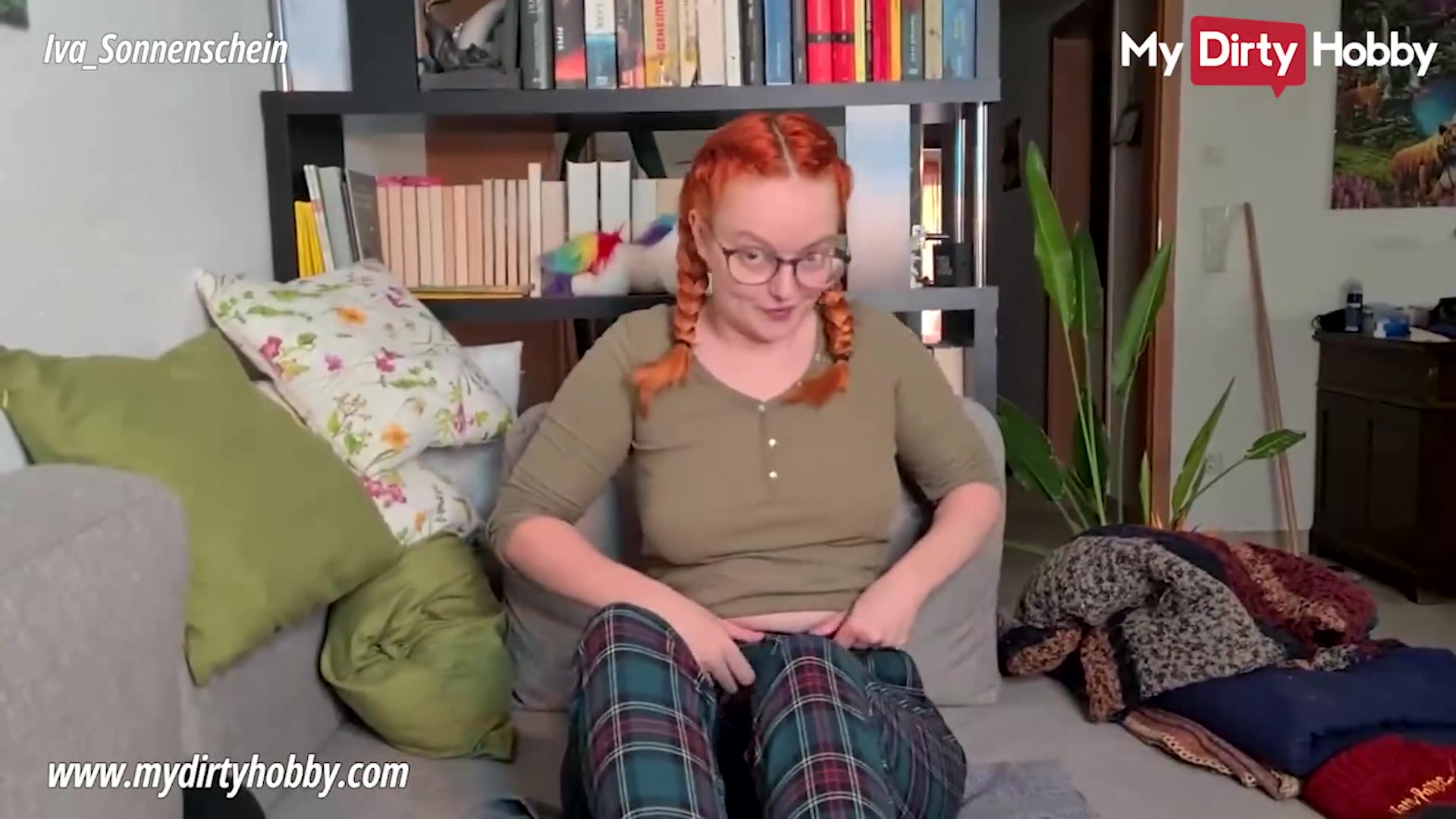 My Dirty Hobby - POV footjob from redhead amateur