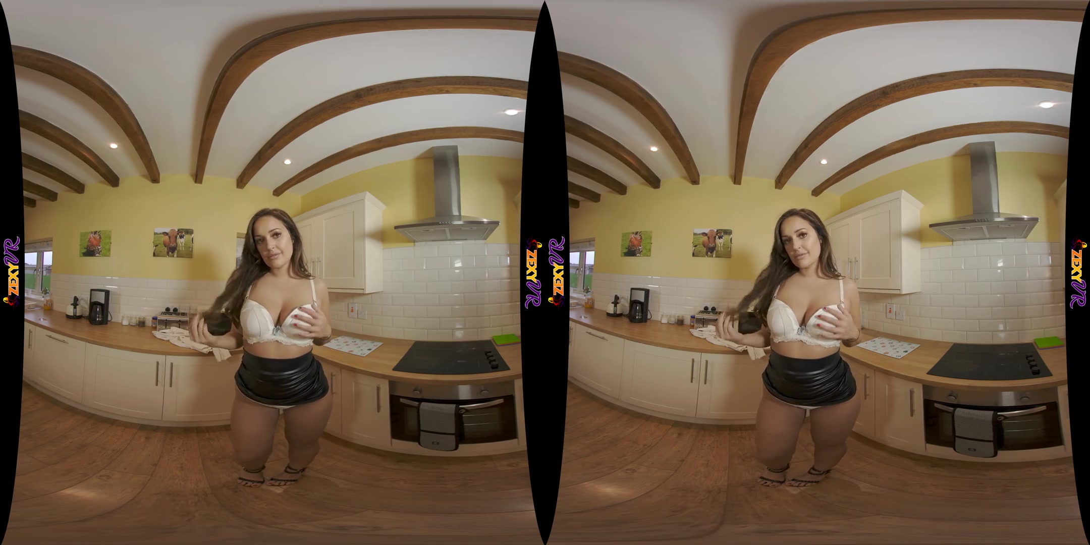What's Cooking? - Busty Babe in the Kitchen Solo Striptease