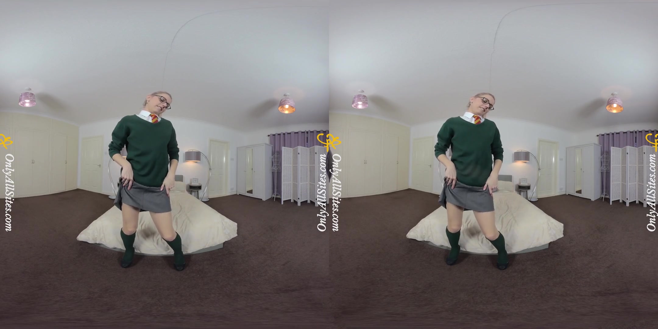 Chloe Toy - College; Cute Amateur Blonde Stripping