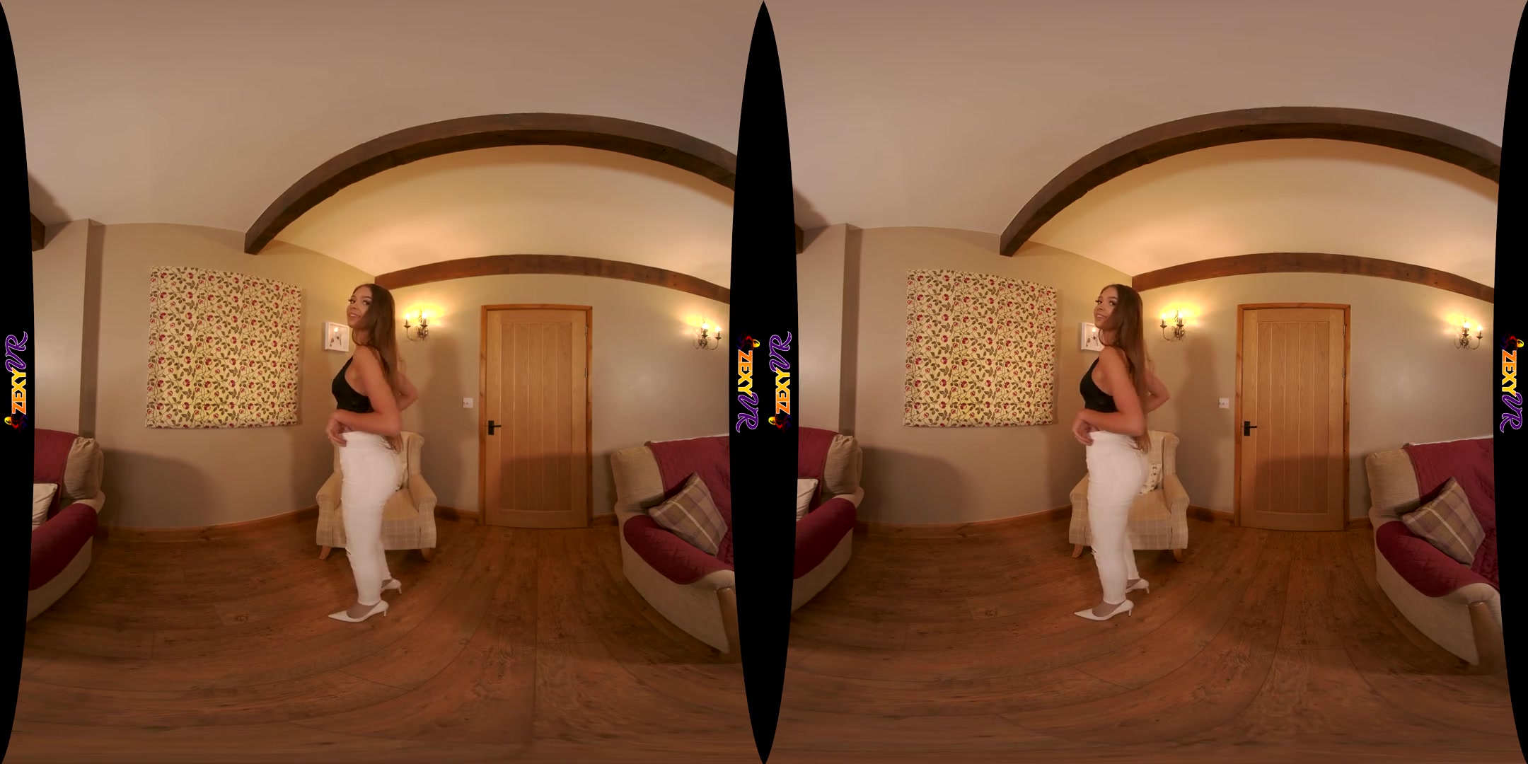 Enticing Energy - Small Tits Nylons Striptease - SexLikeReal