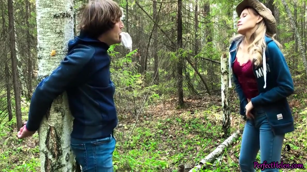 Stranger Arouses, Sucks And Fucks Hard In The Forest