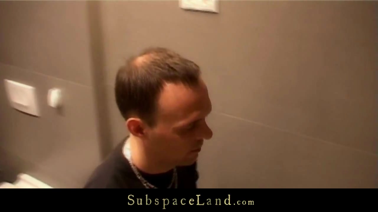 Sexy redhead bondage in the shower and after fucked