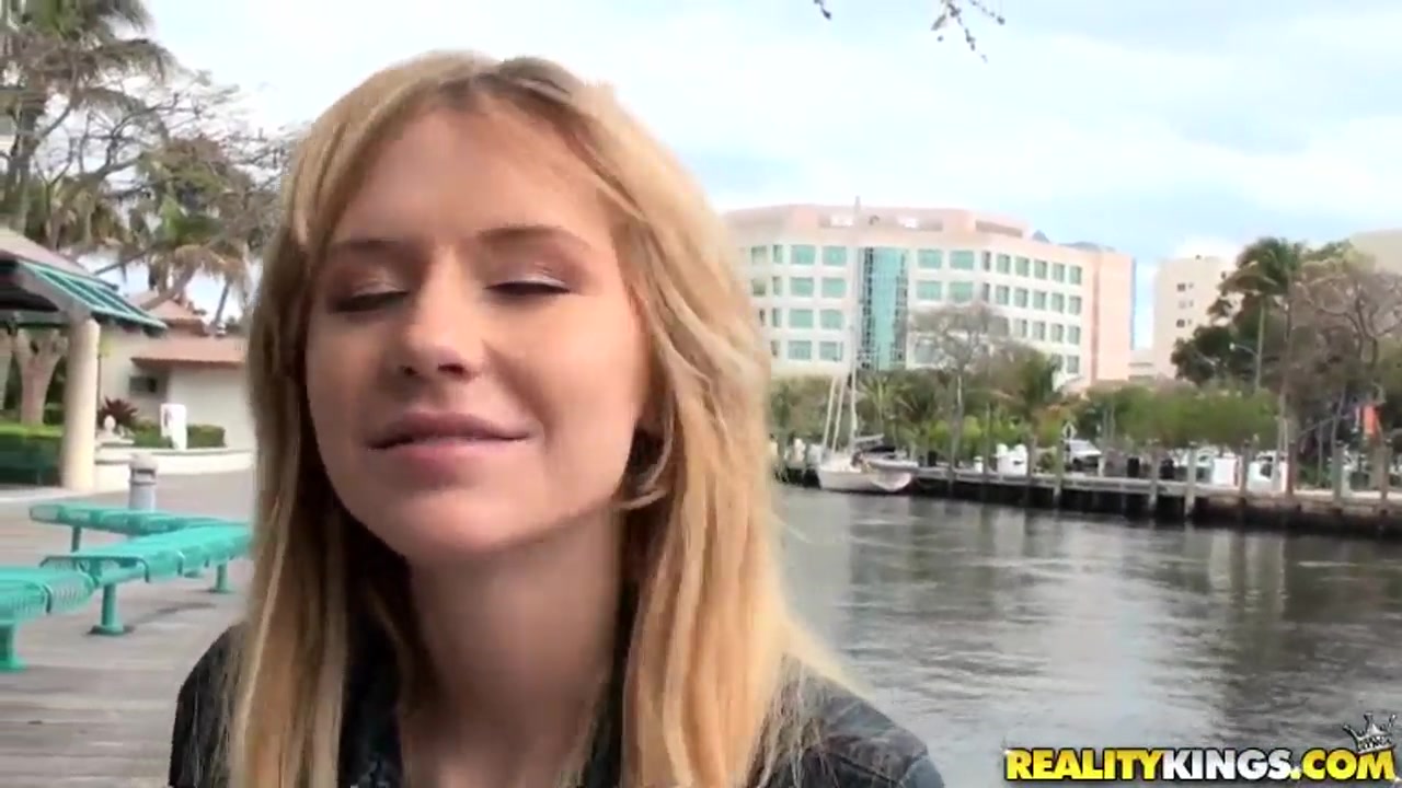 Josh records golden haired Kelly Klass while stripping