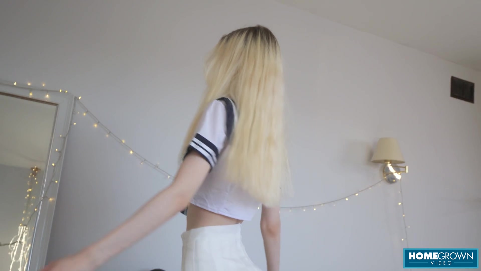 Ryen is wondering why his step sister is going out looking so sexy and with no underwear on!