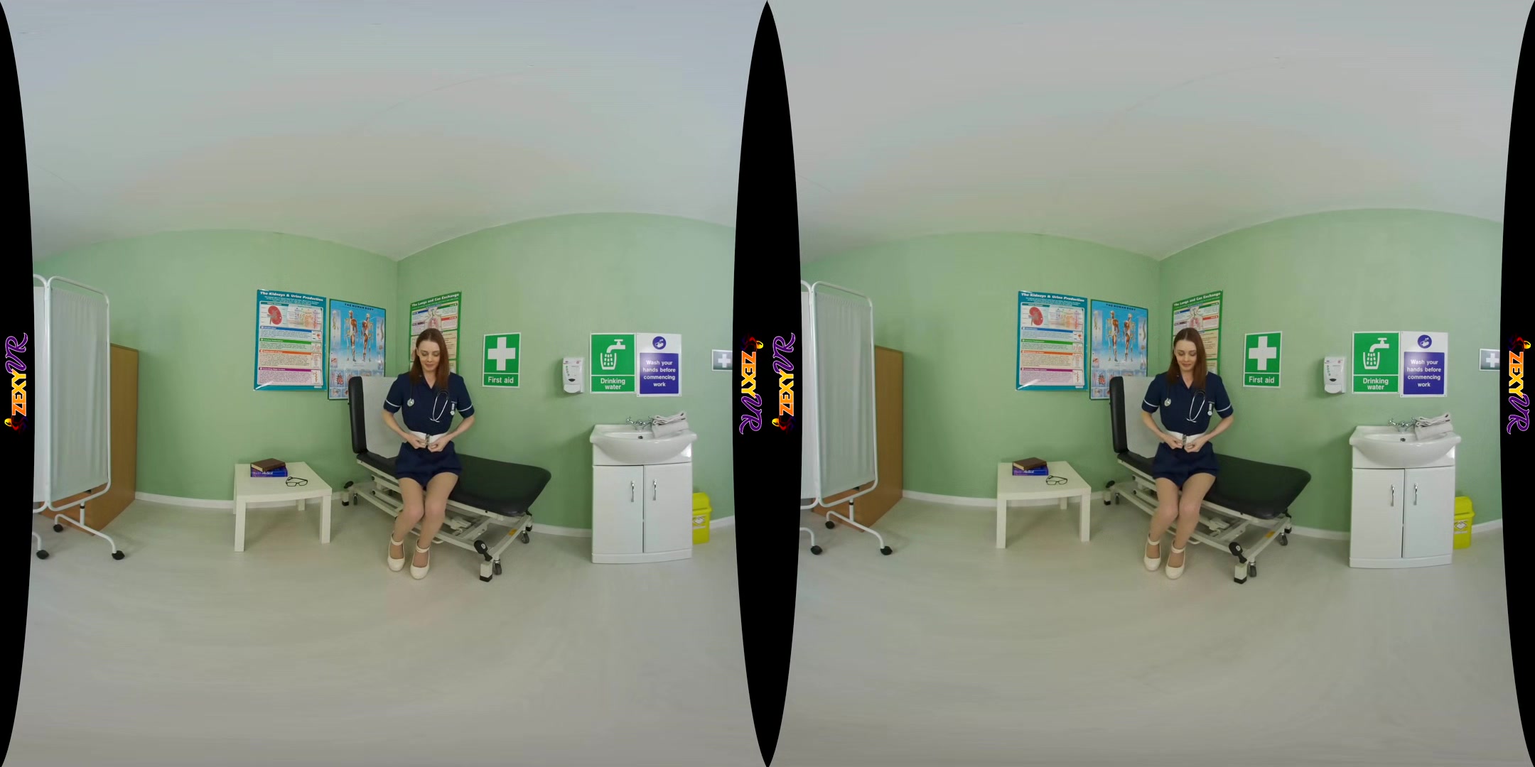 Back To Health - Hot Redhead Solo Vr Striptease