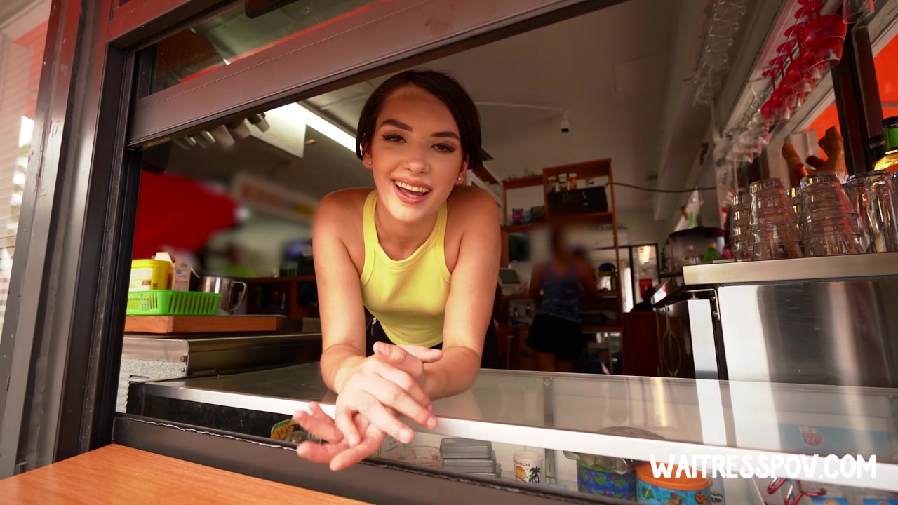 Waitress POV - Natalie Porkman - Committed To Sausage