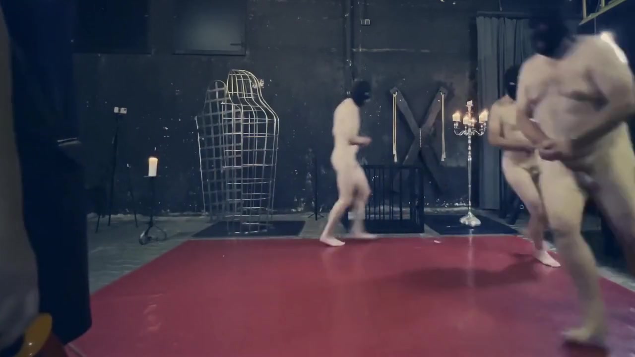 Mistress April - Dominatrix Three Slaves With One Whip!