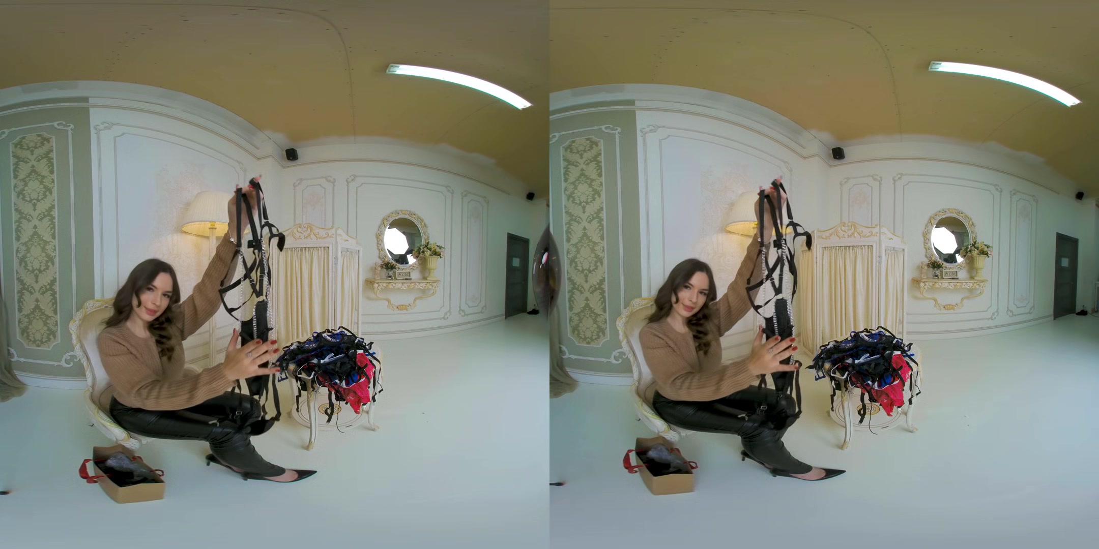 Olena Tries On Erotic Lingerie - Vrsun