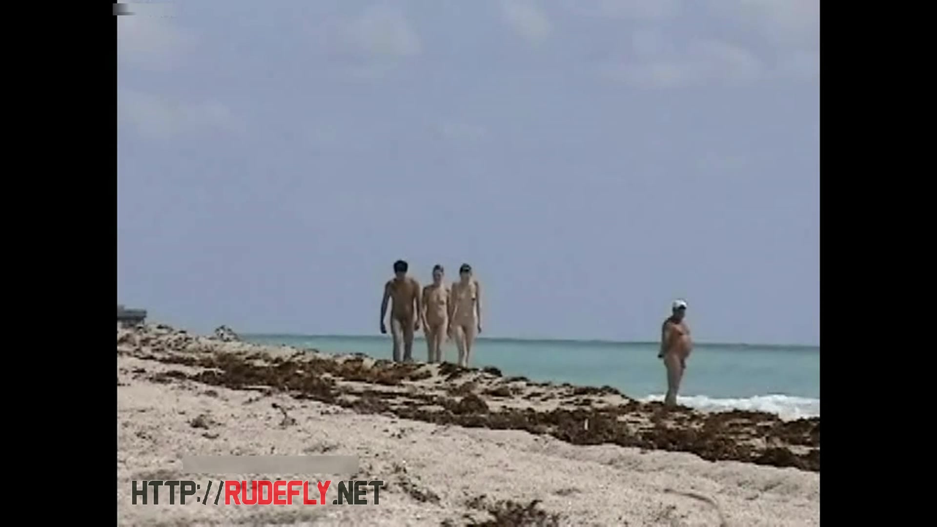 Undressed Beach Sexy Aged Erect Smiles on the nudist beach
