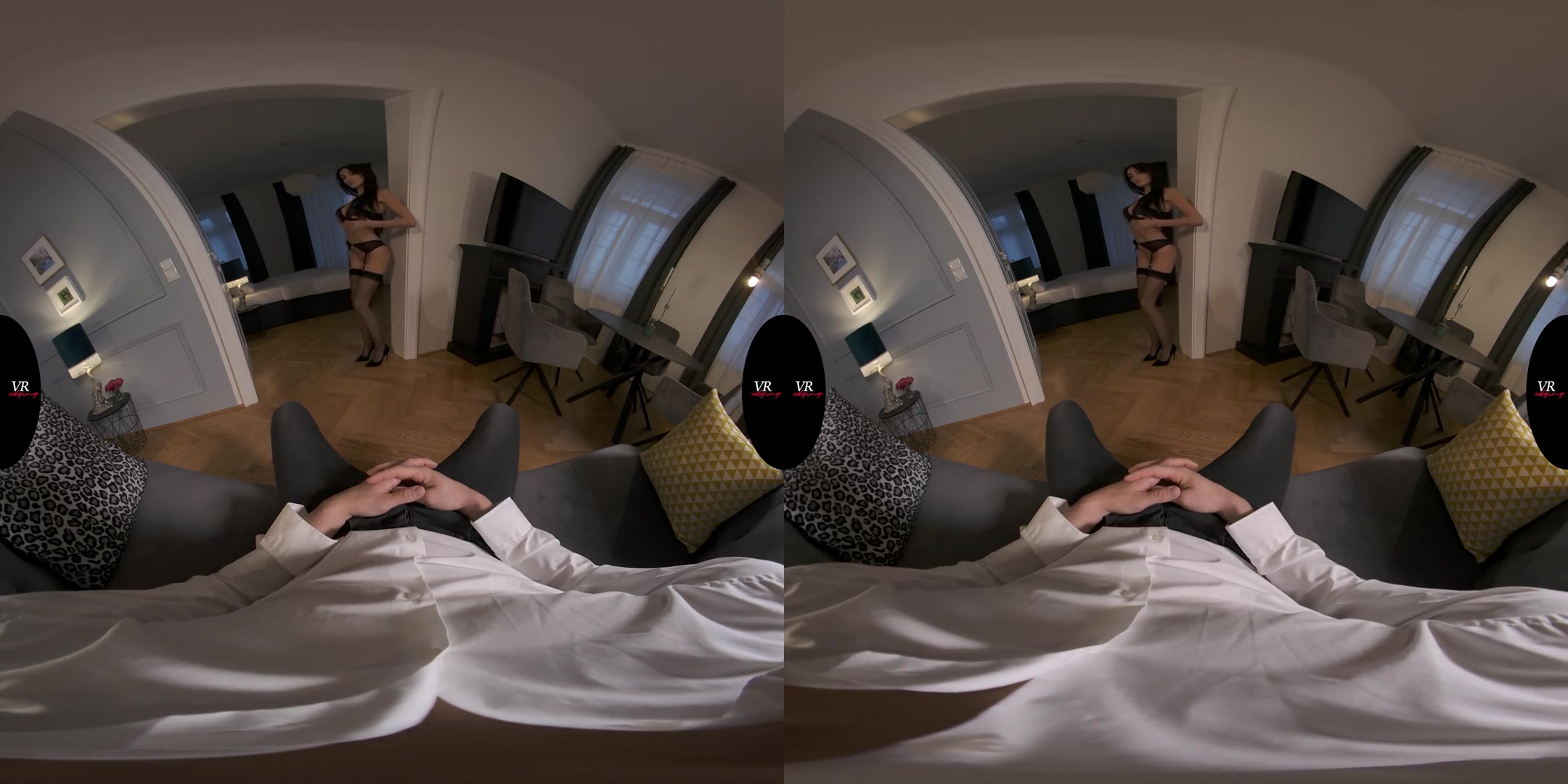 Clea Loves To Have The Power Over You - Big Tits Brunette Blowjob Edging Cumshot