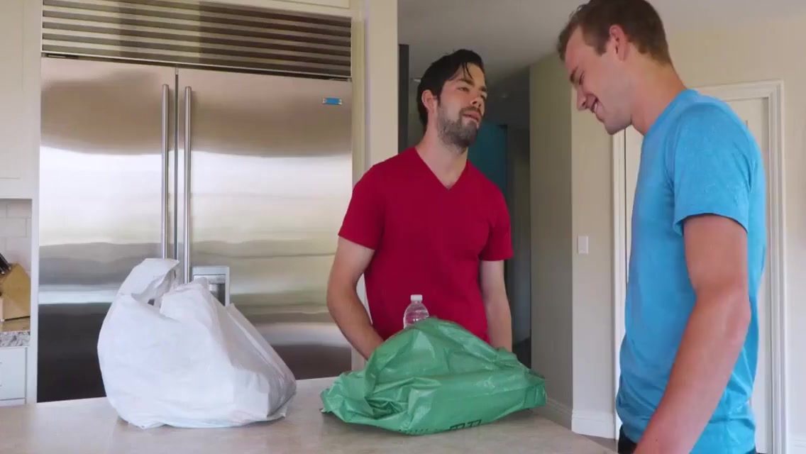 Gay Porn - Hairy Stepbrother Barebacked In Kitchen While Parents Away 7 Min
