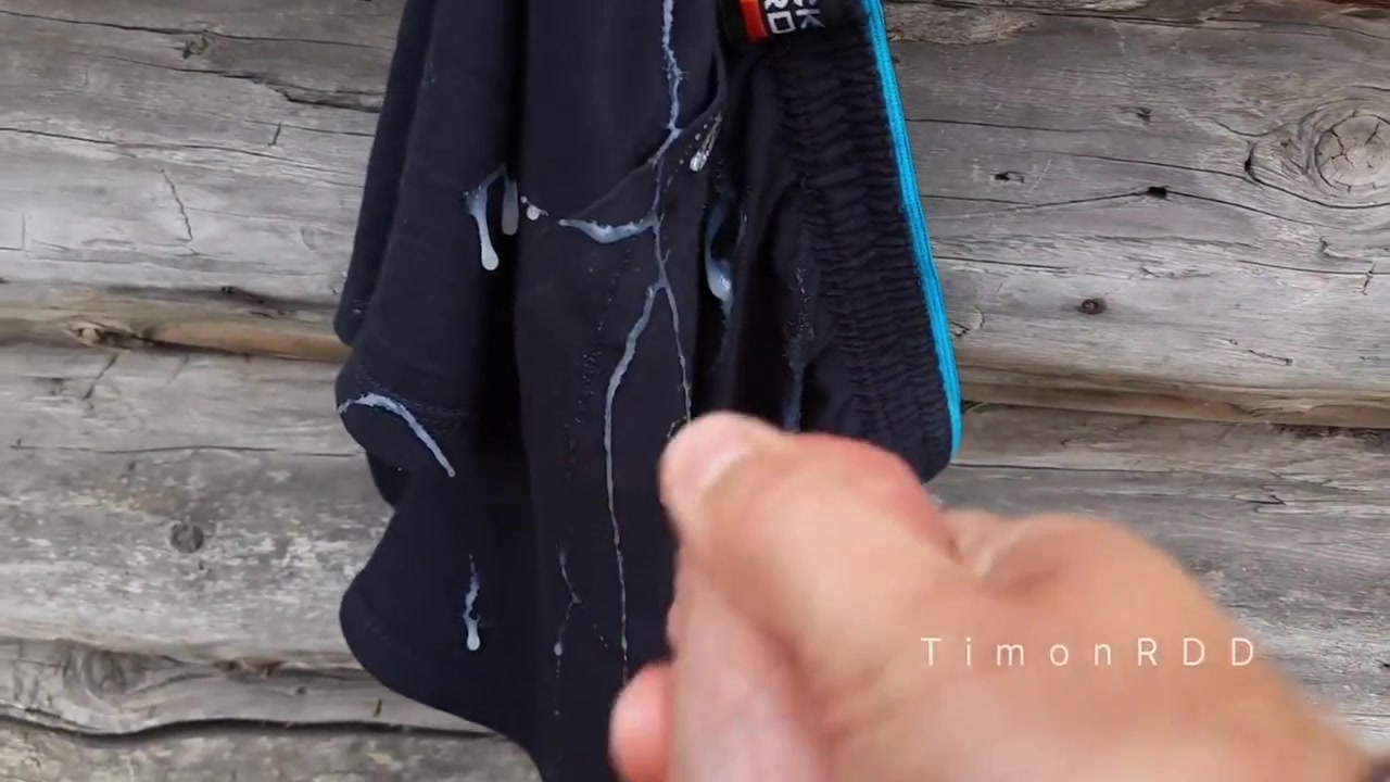 Village Straight Guy Douses Himself In Cold Water In The Morning And Cums Powerfully On His Boxers