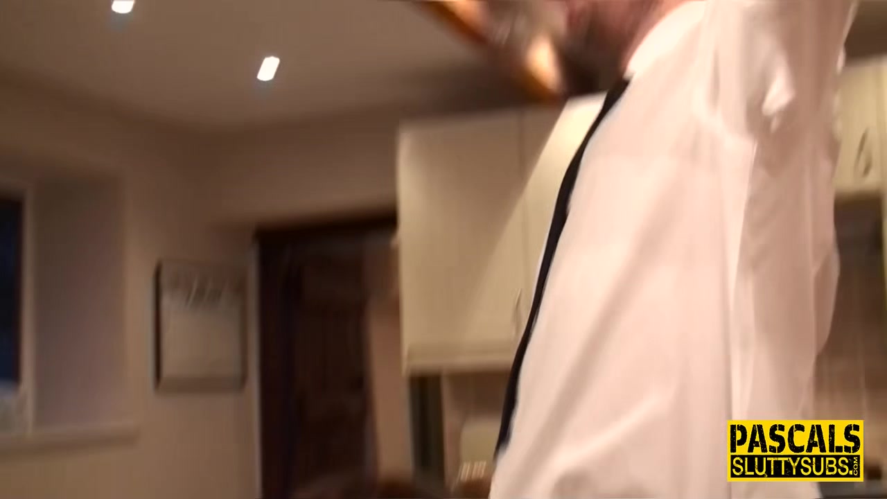 Big ass spanked milf sub