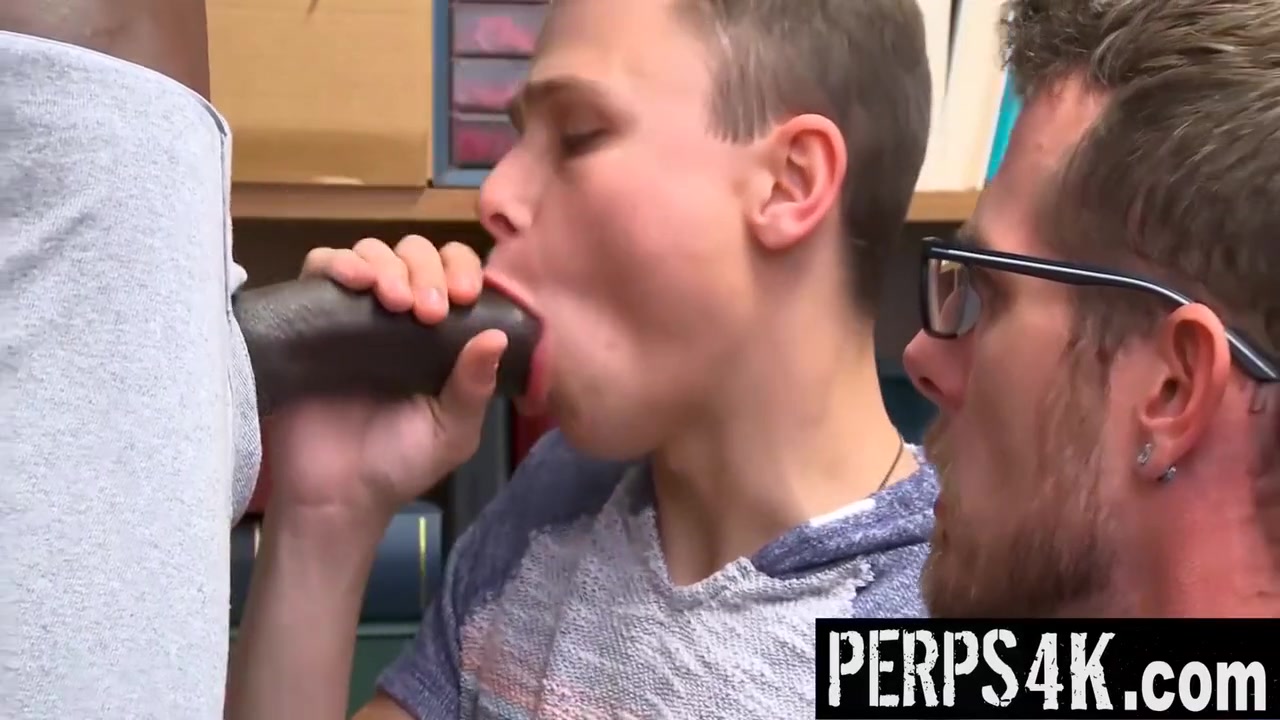 Gay Guard Observes Twink Sneaking Unpurchased Merchandise Into His Backpack - Perps4k 8 Min