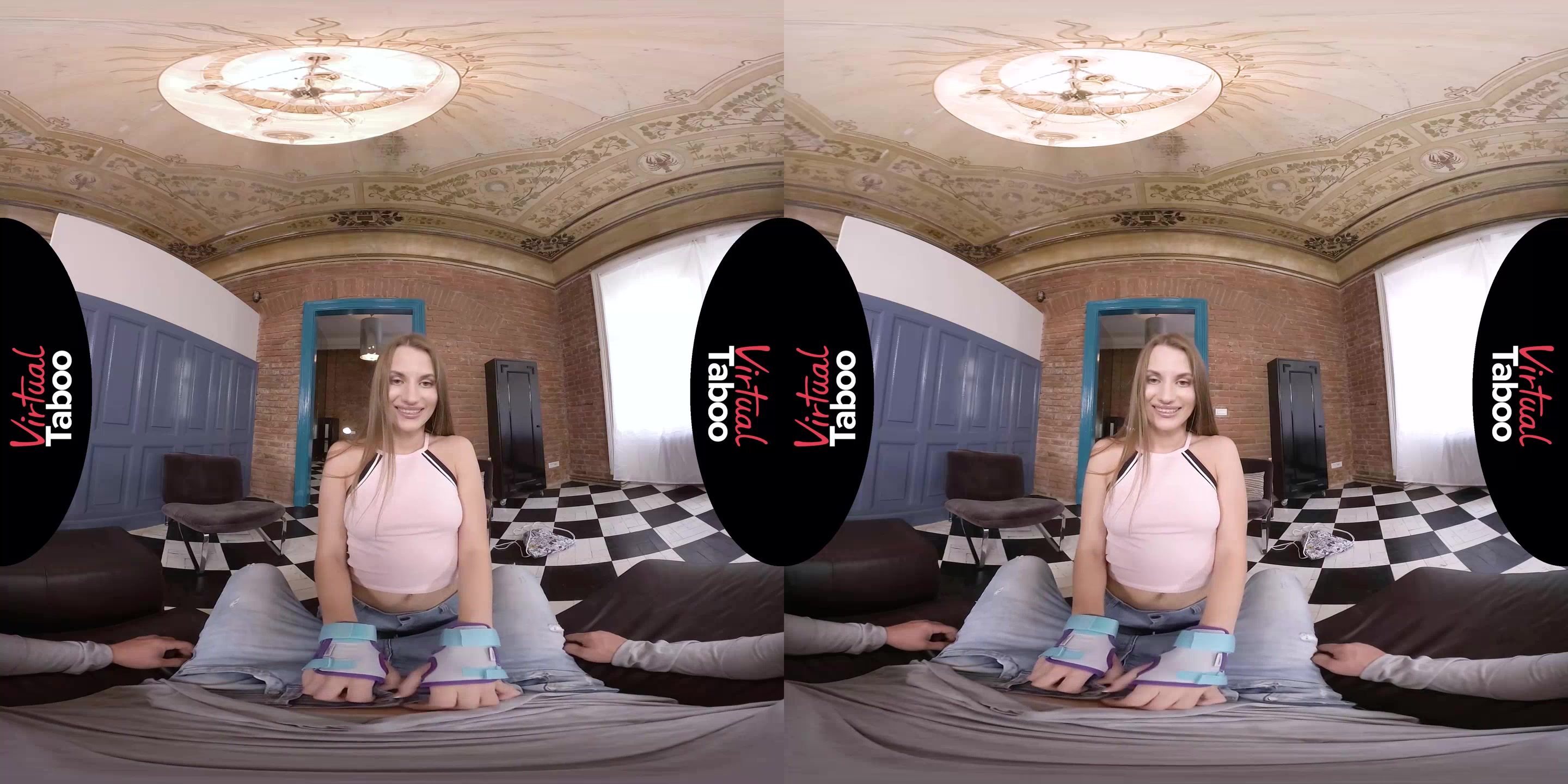 All Right, Let's Ride: Rollerblading Step brother's Cock - VirtualTaboo