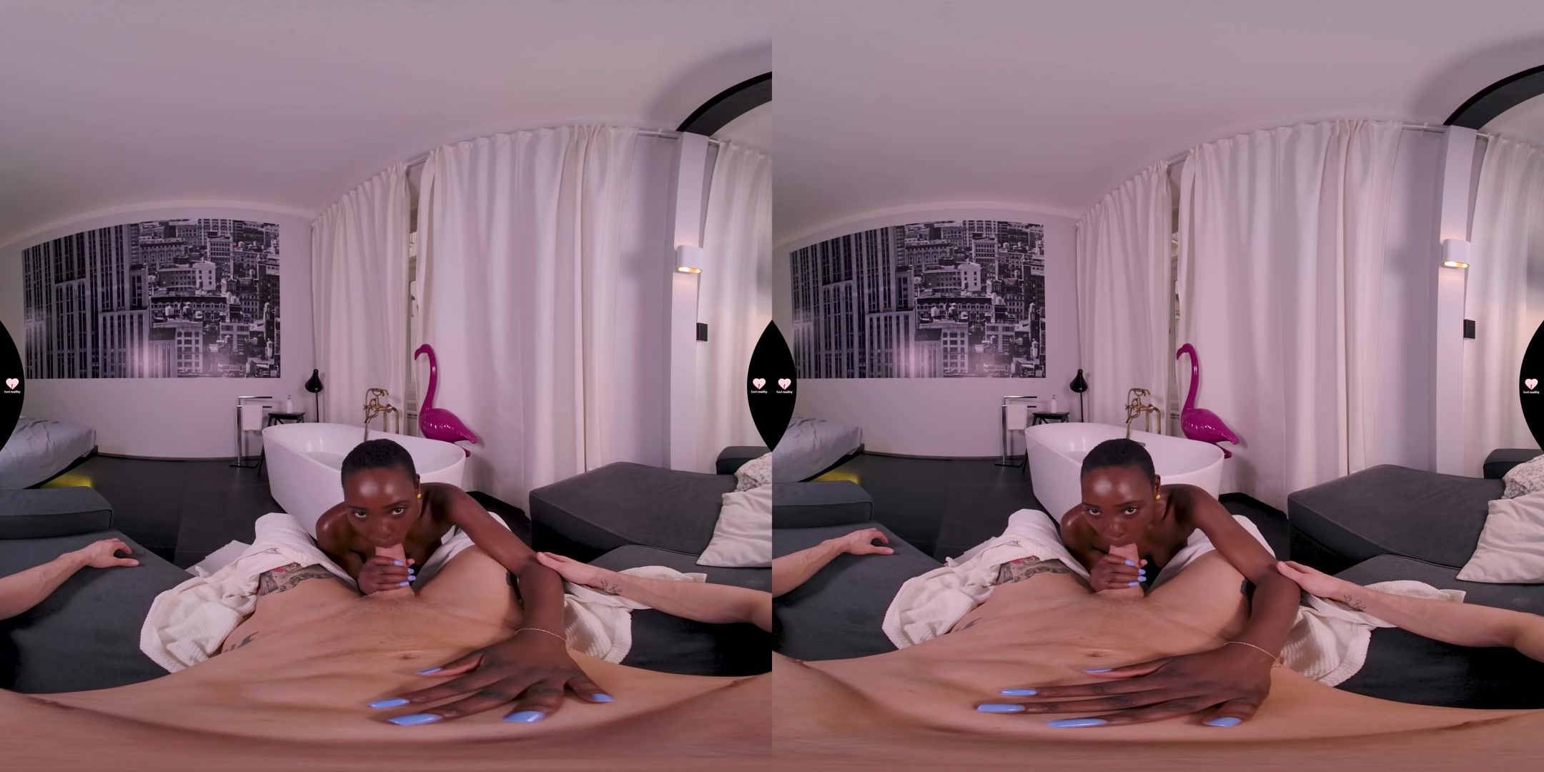 Hot Bath For Two And Cumshot On Her Ass - LustReality