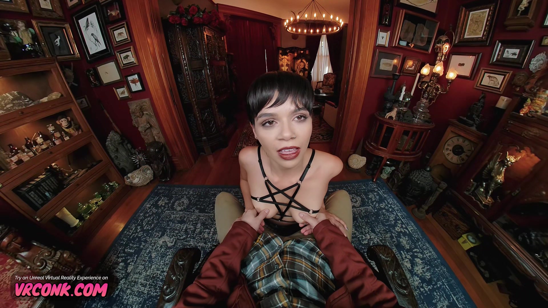 VR Conk Harley Haze as horny Wednesday Addams hardcore fuck VR Porn