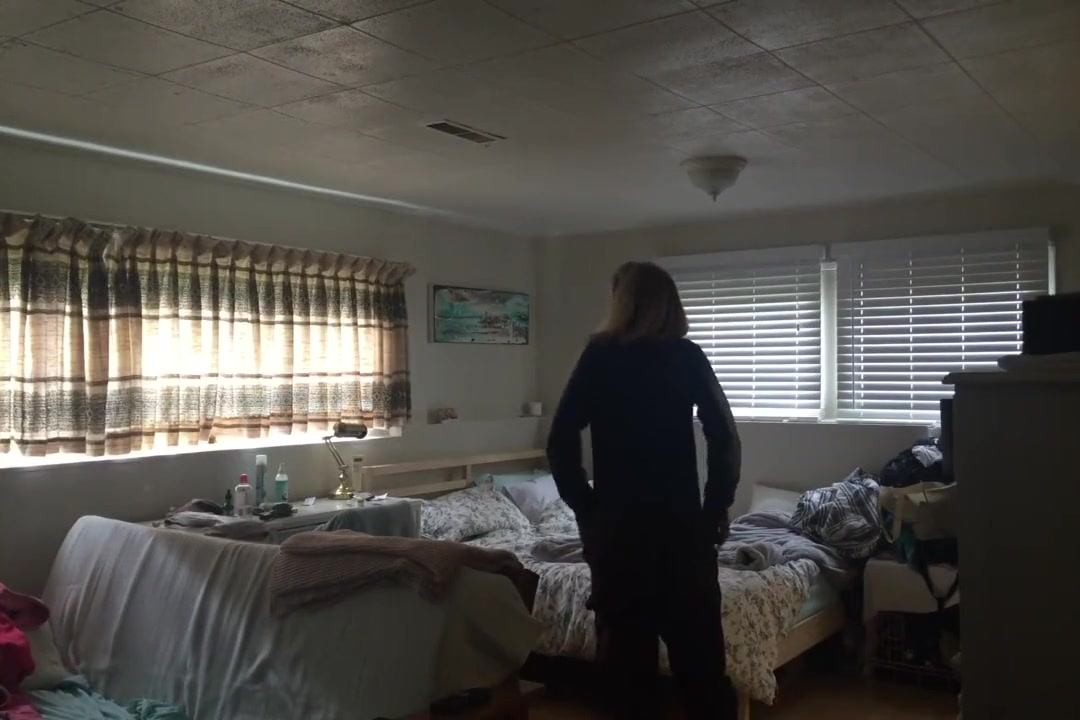 EPIC spy! Dumb slut young Step sister spied undressing after school