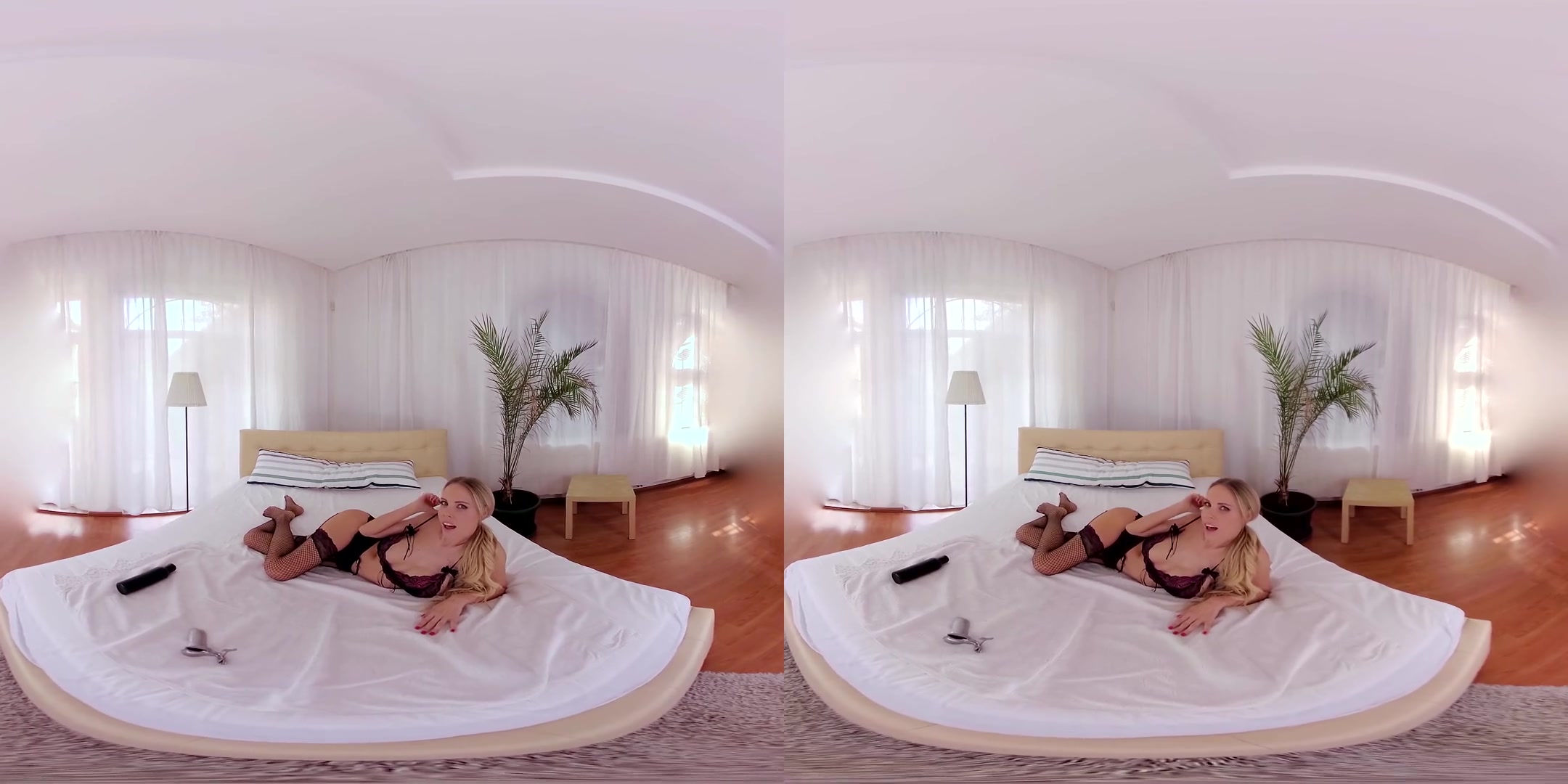 Opened Like a Flower - Blonde Speculum Pussy Stretch