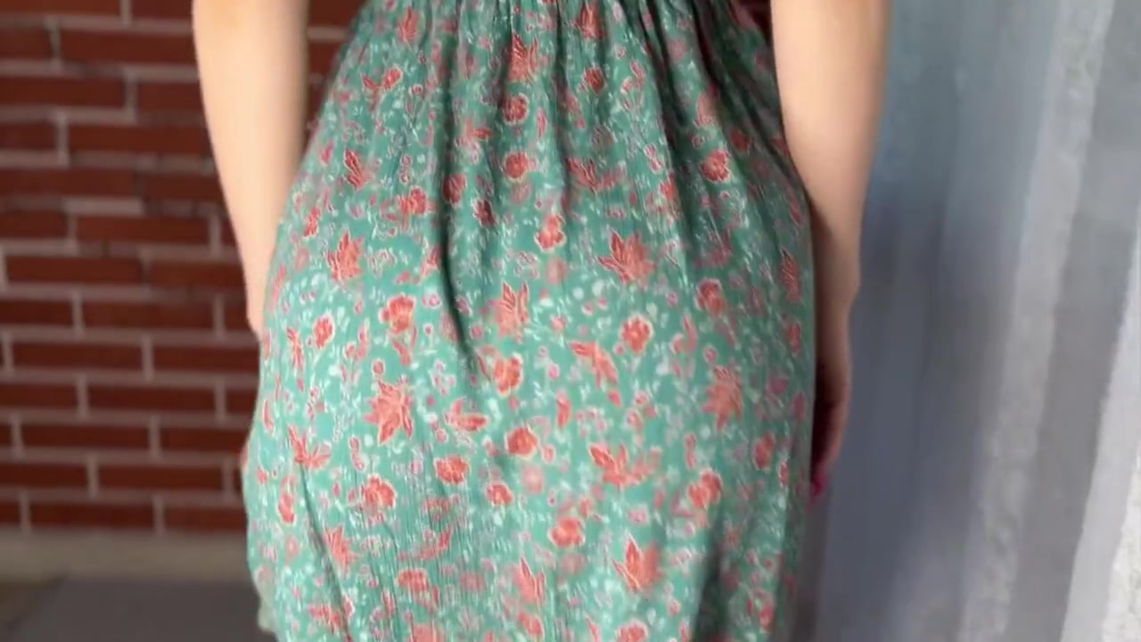 Solo. A Hot Girl With African Hair In A Cute Sundress Will Make Your Orgasm Unforgettable Just Look At It!