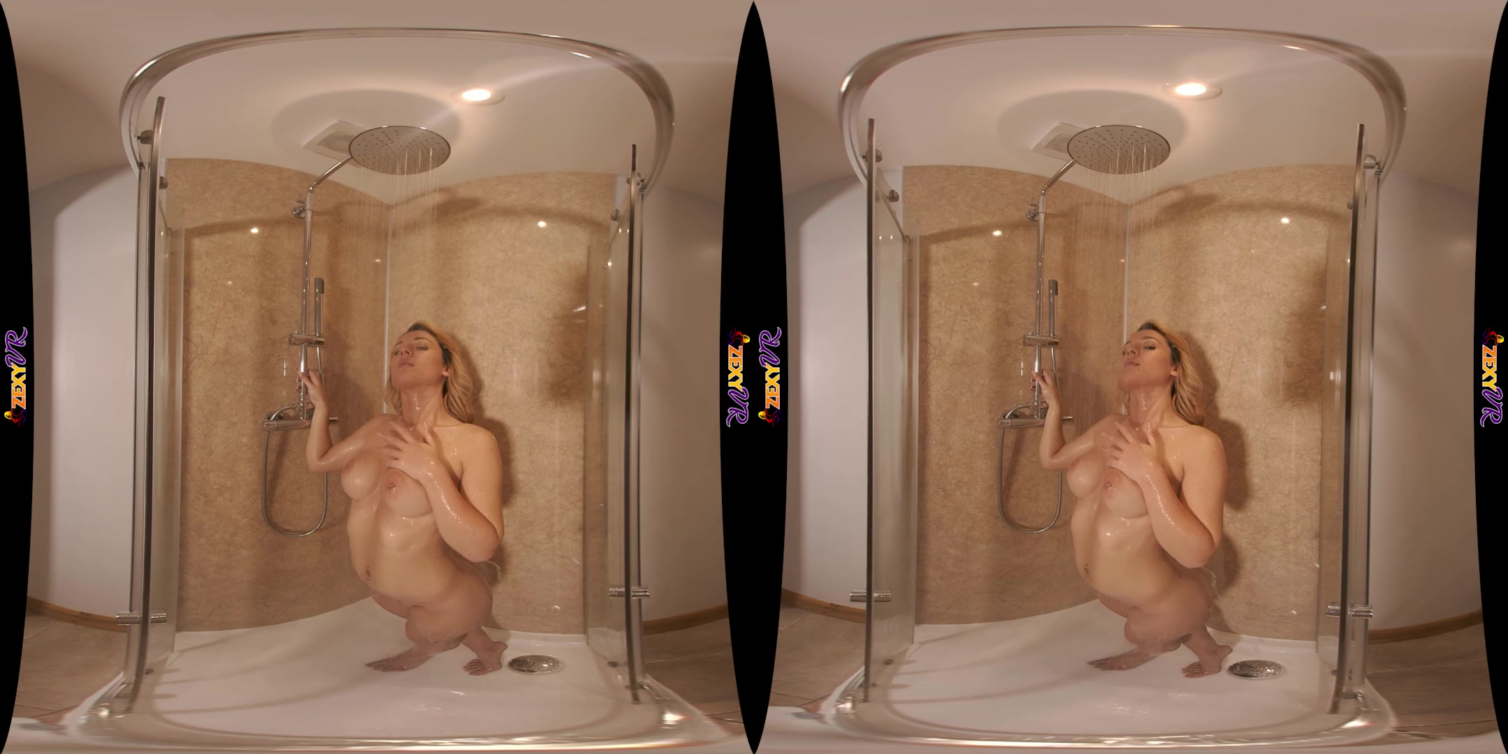 Steamy Shower featuring Chelsea Essex - ZexyVR