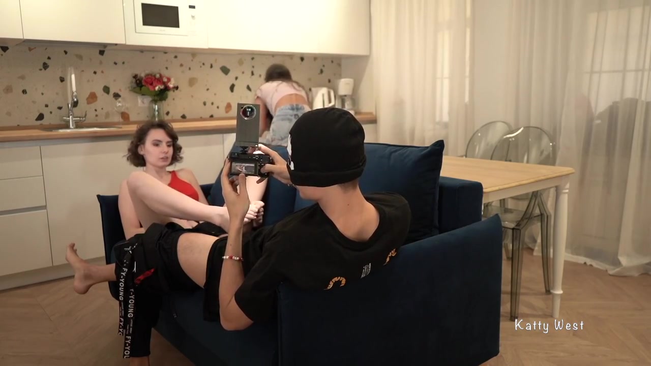 A Couple Fucks In Front Of A Masturbating student 18+ Girlfriend