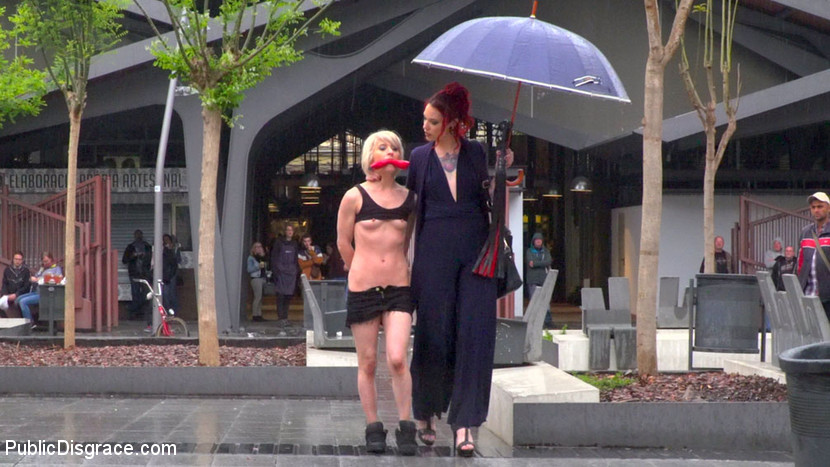 Eager Bitch Spanked And Flogged In The Rain - 1 - PublicDisgrace