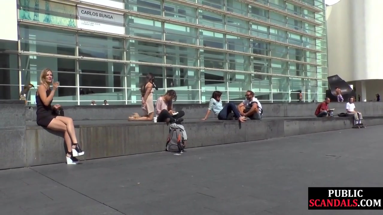 Real Newbie Gets Public Spanked And Facefucked Before J