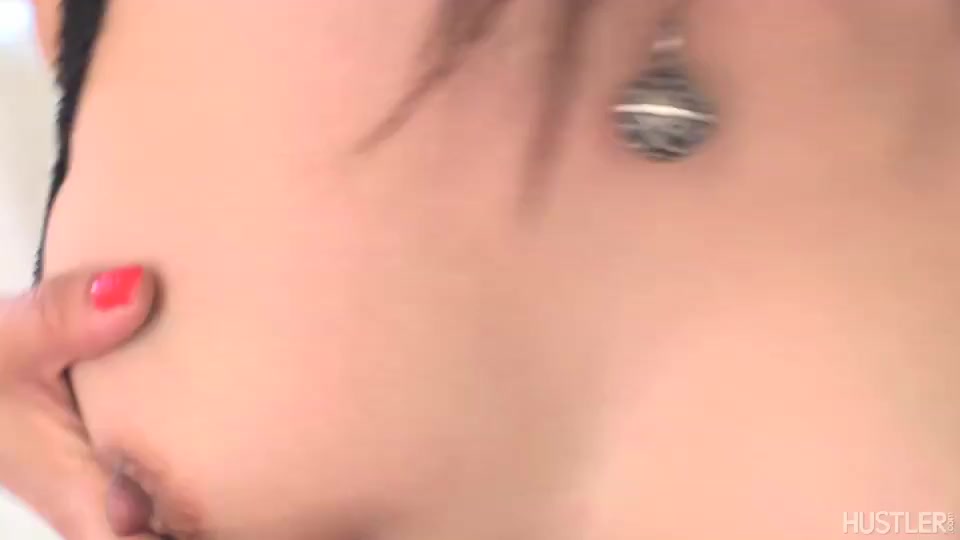Marica Hase gags on six cocks
