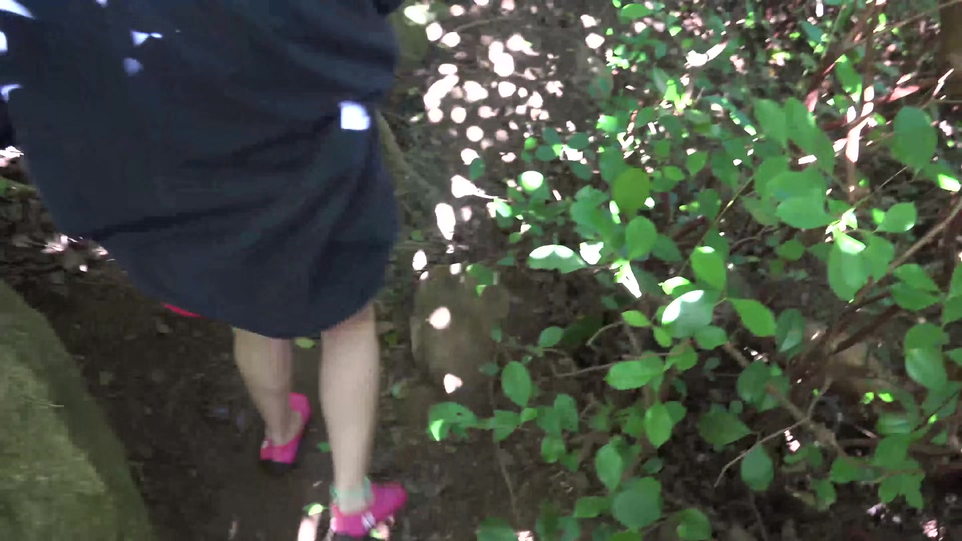 Blonde Cutie Getting Her Tight Pussy Fucked In The Forest