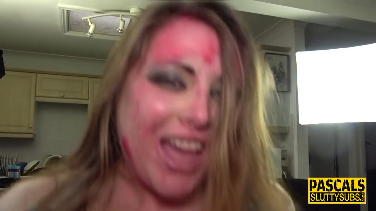Dominated chubby submissive gets untied