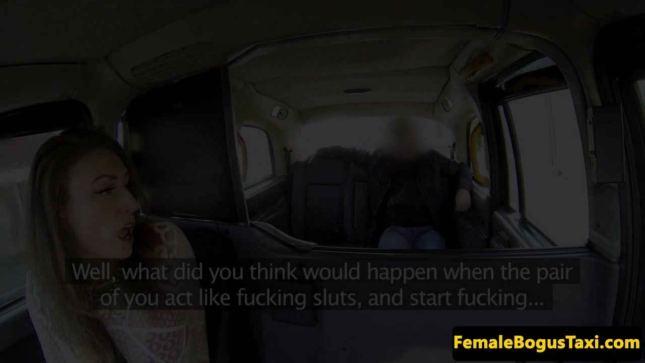 british cabbie babe assfucking on backseat