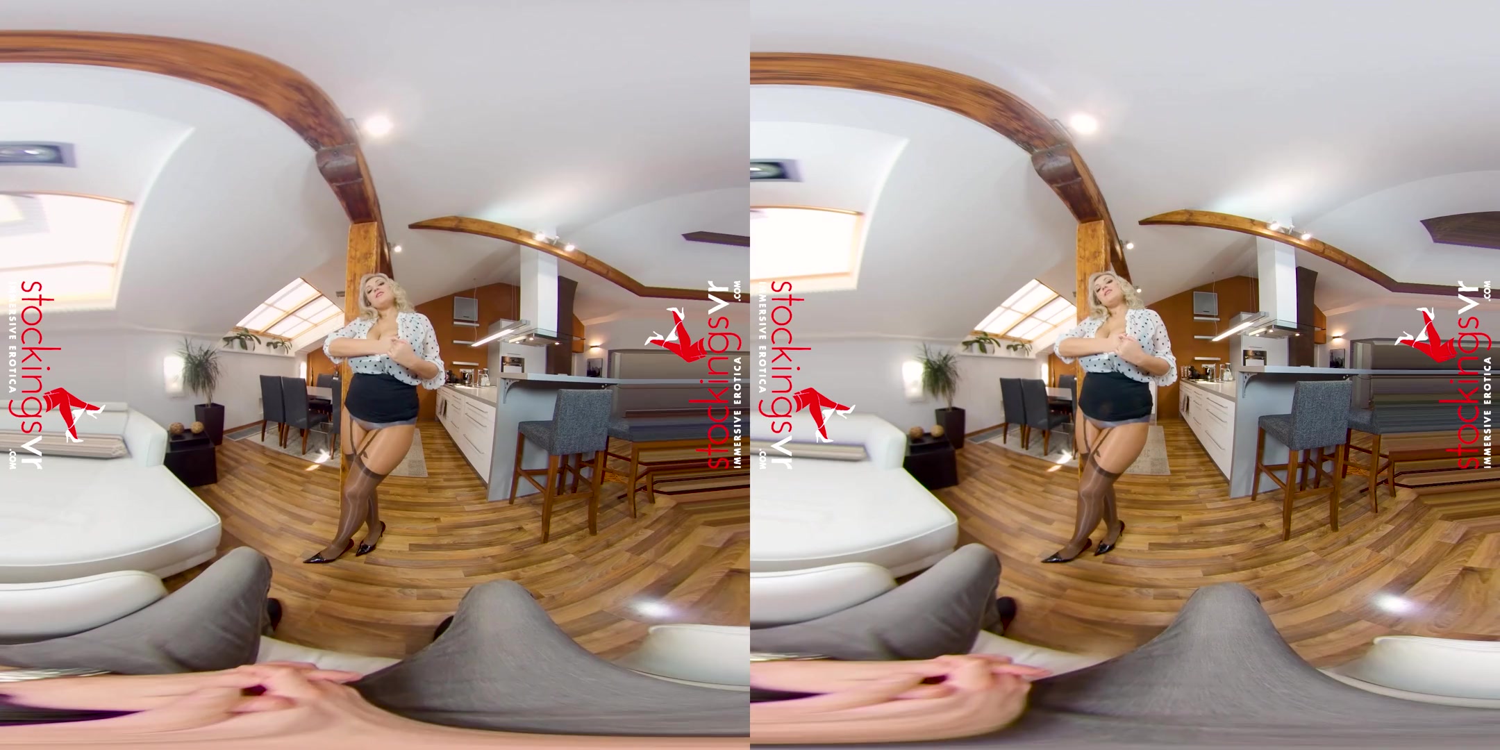 Krystal Swift in Grip It And Rip It with G cup Krystal Swift - StockingsVR
