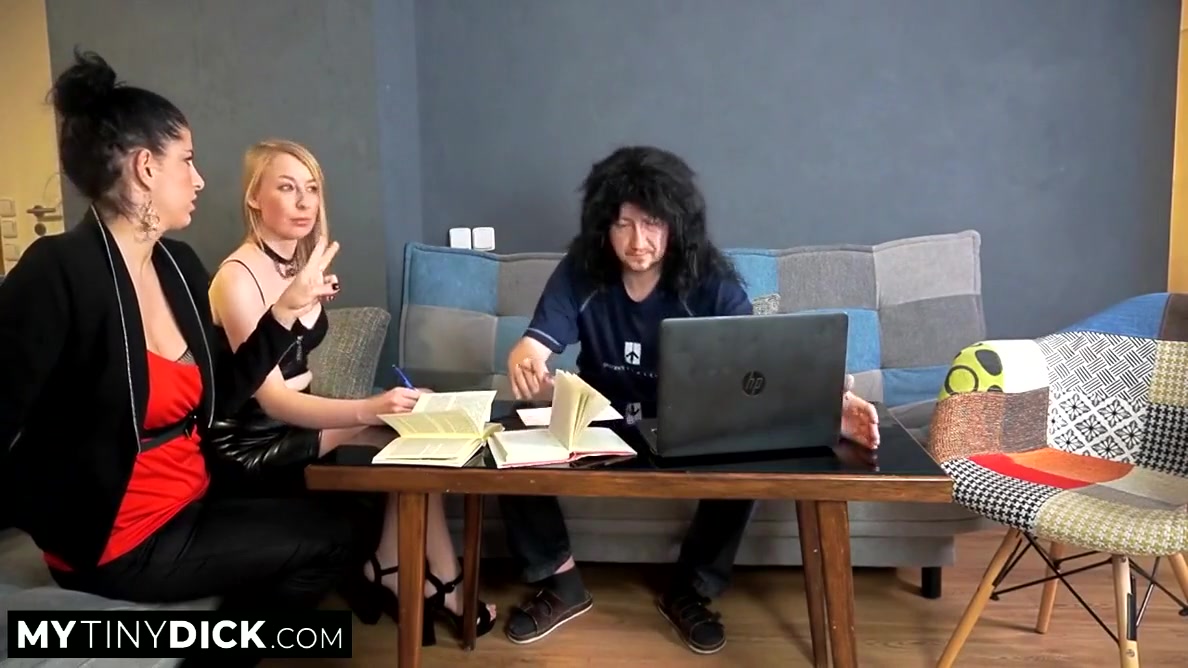 Tiny Dick Job Interview With A Wet Blowjob For Him