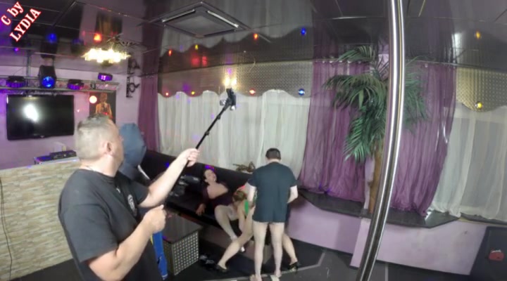 Making Of - Threesome In Village Disco