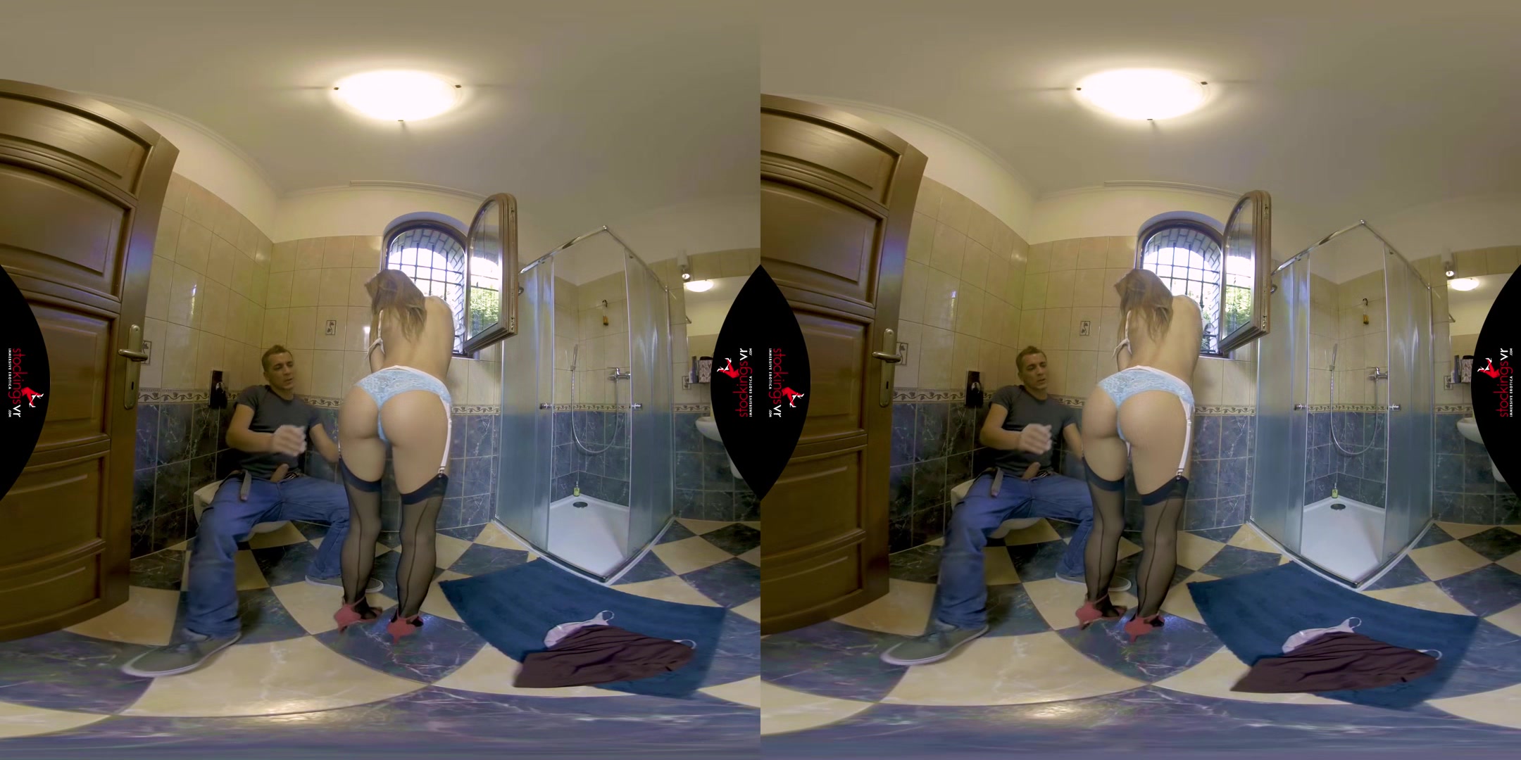 Toilet lap dance starring Sarah Kay