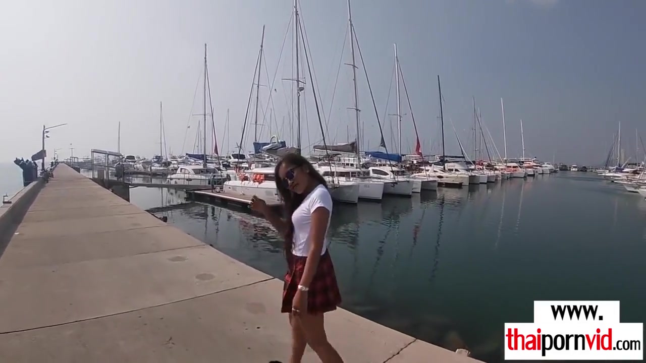 Amateur Thai teen 18+ Cherry In Uniform Fucked B
