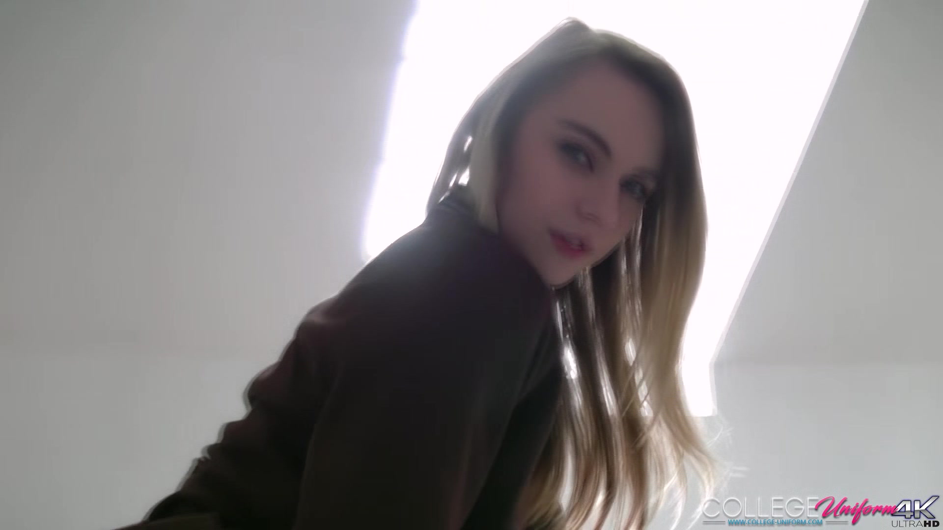 Horny student 18+ Chloe Toy Shows Off Her Uniform And Wets Her Panties!