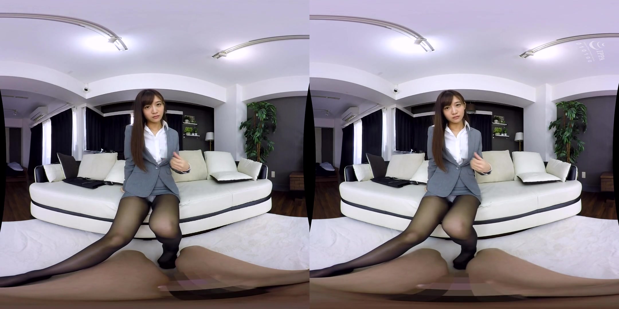 [VR for Masochistic Men] Former Bad Girl in Pantyhose Looking Down on Me 1 - Asian Nylons Foot Play Hardcore