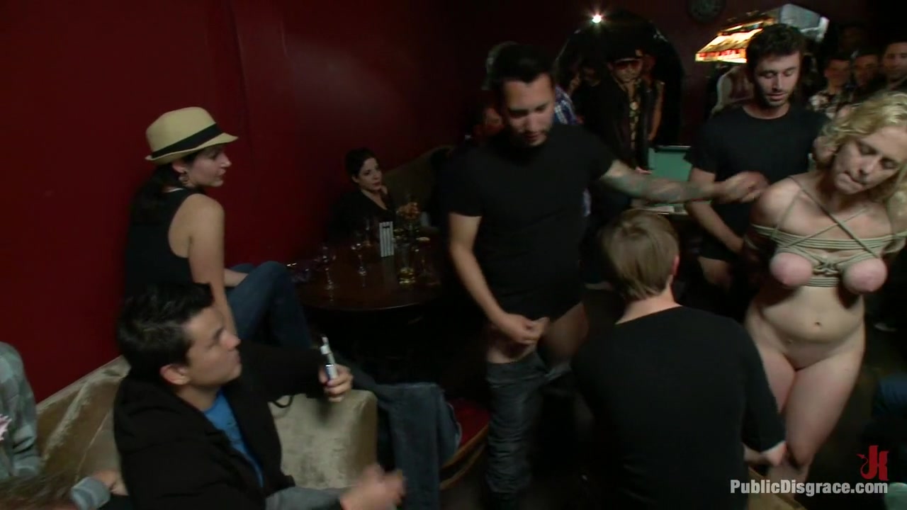 Hot Public Disgrace Member Experiences Public Sex and Bondage for the First Time