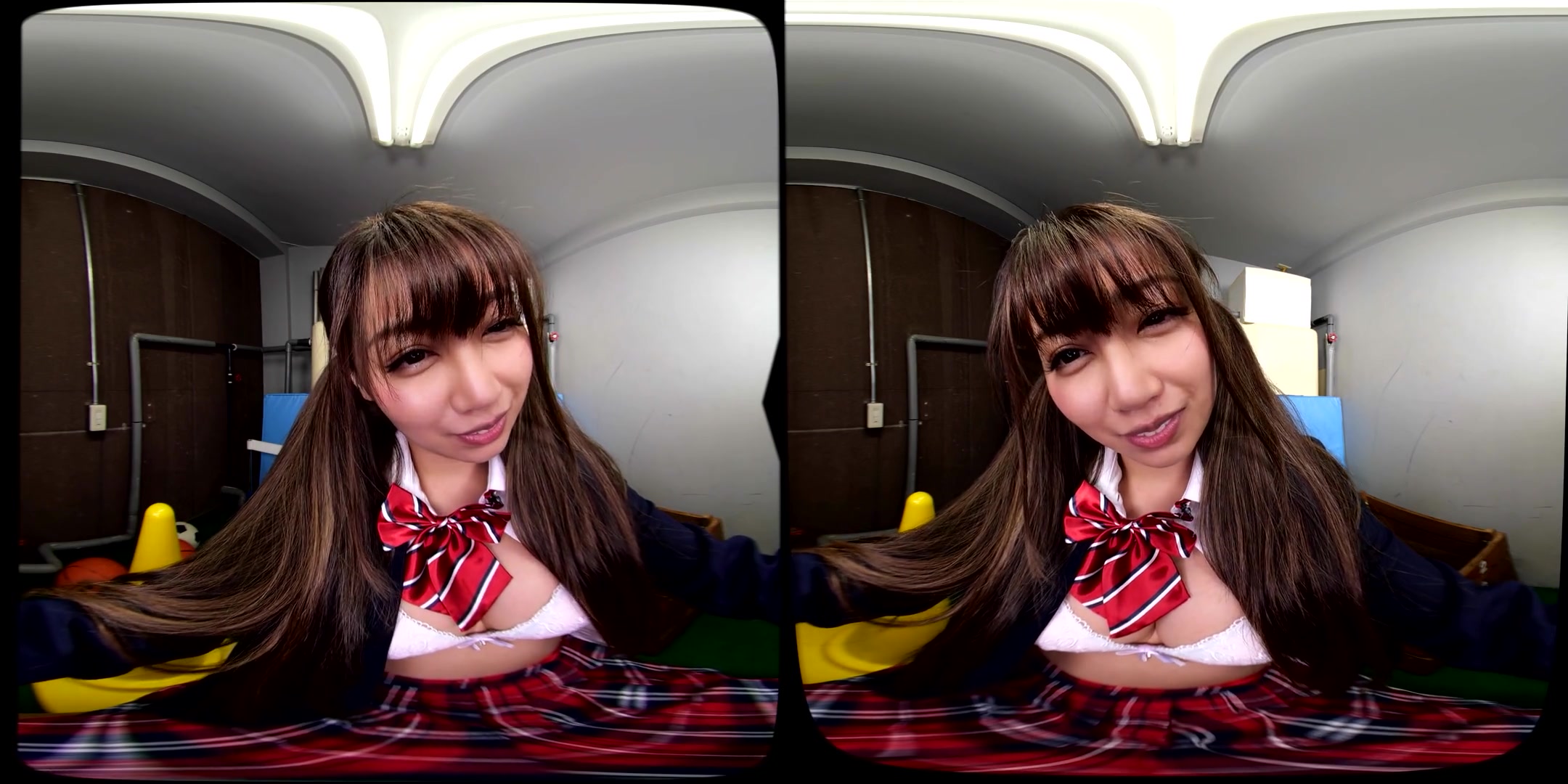 Virtual Dive: Me and Miho Abe Alone in a Classroom - Asian Underwear Tease