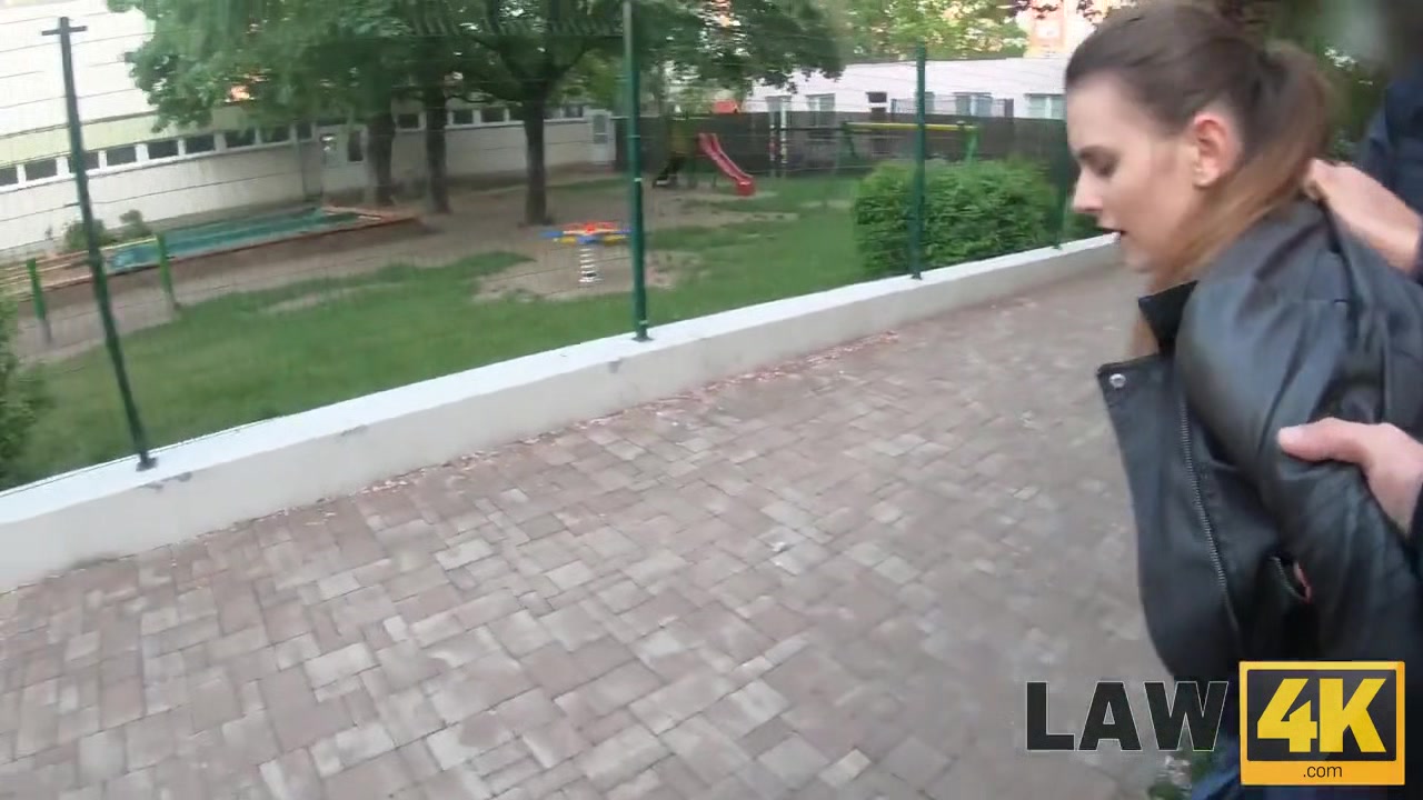 LAW4k. Helpless chick should suck dicks and get banged for steal