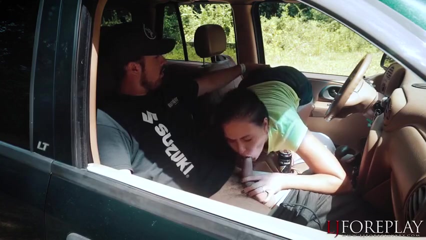 Swallowing Cum In The Car