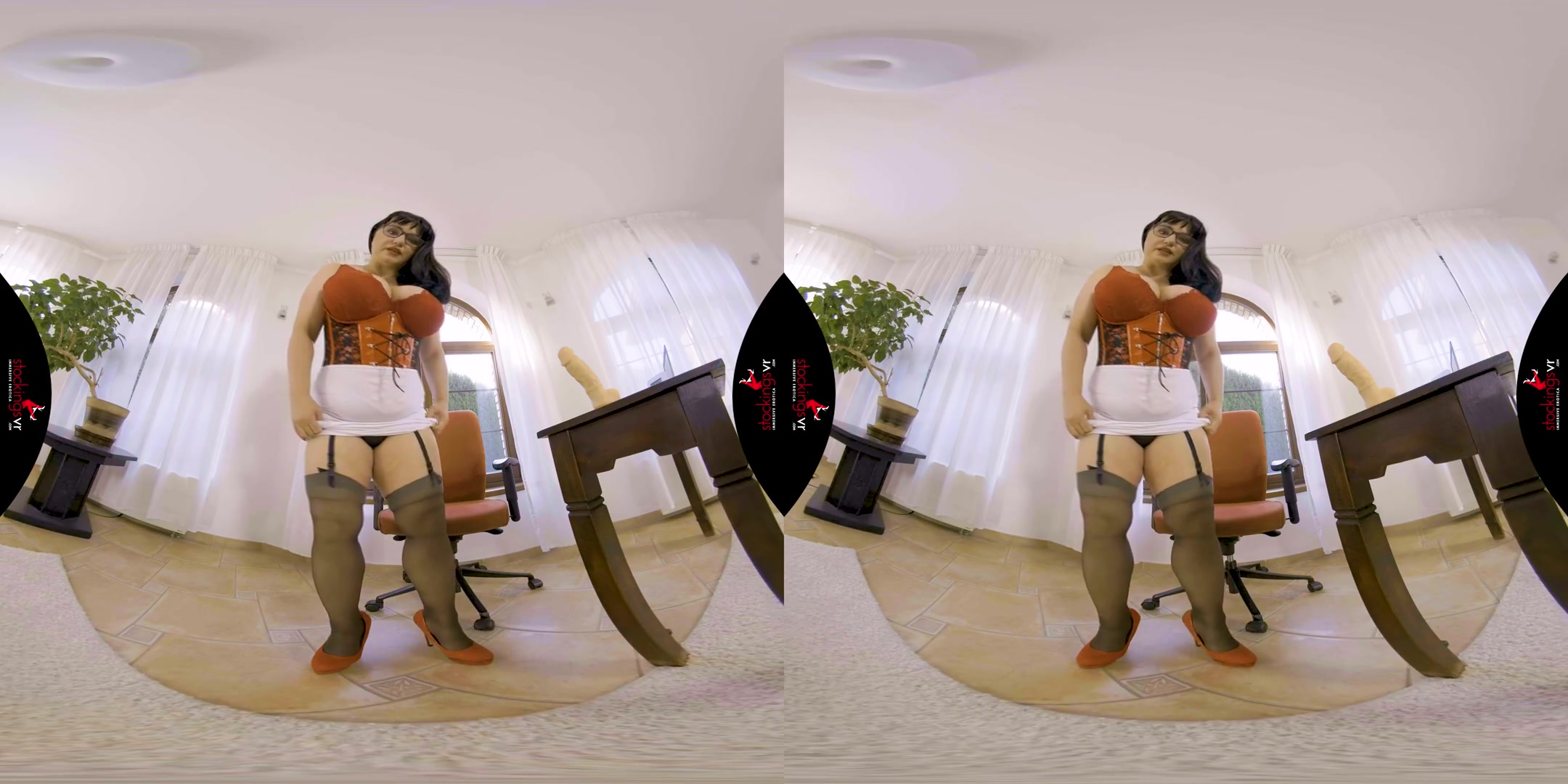 German BBW Domme Sarah Double HH - Stockings Huge Tits Lingerie