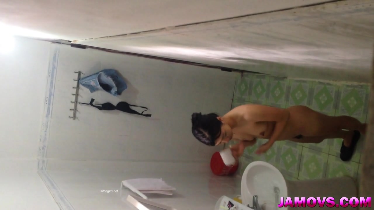 in shower