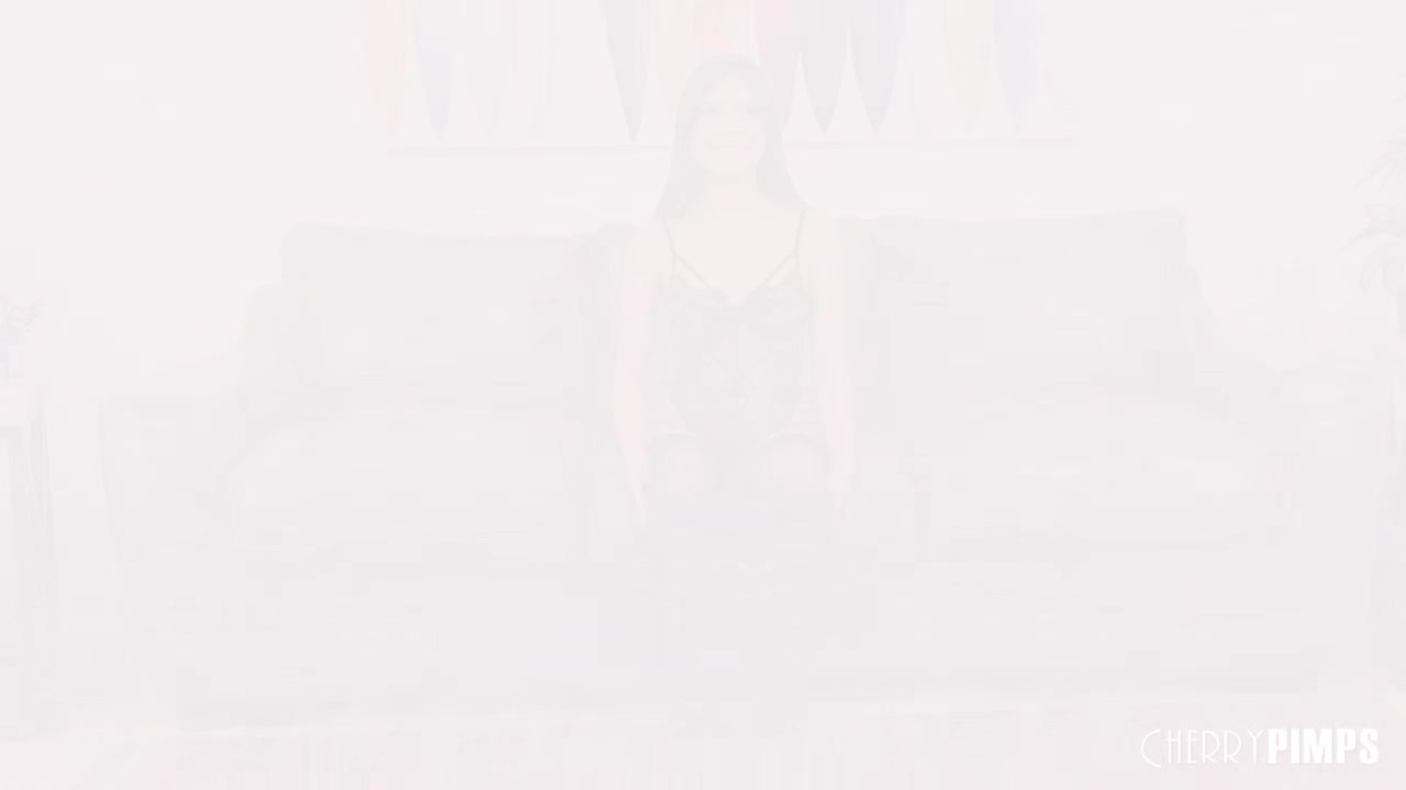 Gorgeous Petite Brunette Fingers Her Wet Pussy and Teases It With Hitachi