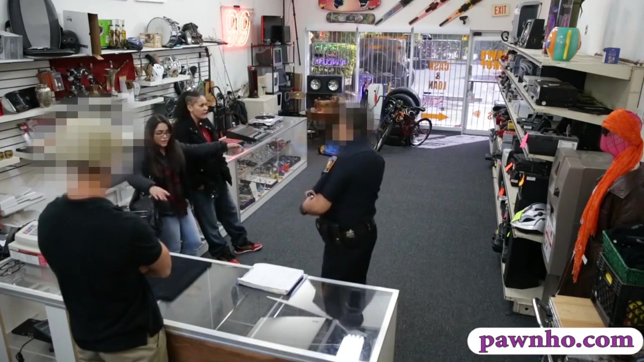 Two Bitches Try To Steal And Gets Rammed At The Pawnsho